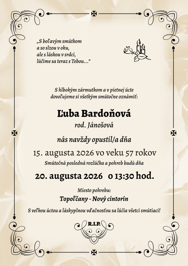 Ľuba Bardoňová