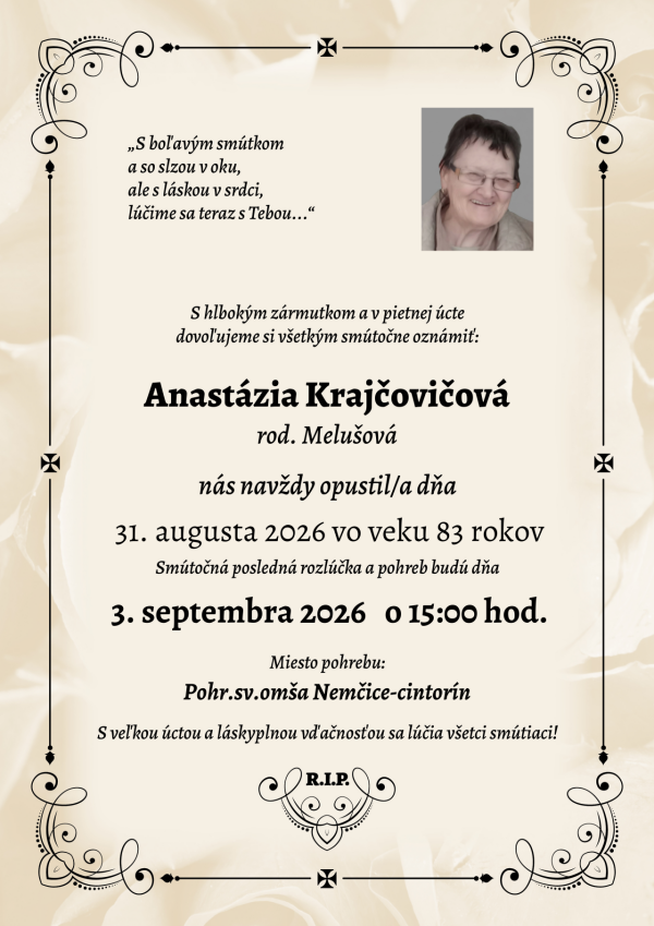 Anastázia Krajčovičová