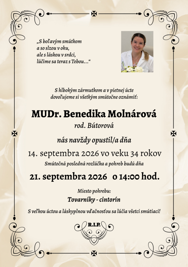 MUDr. Benedika Molnárová
