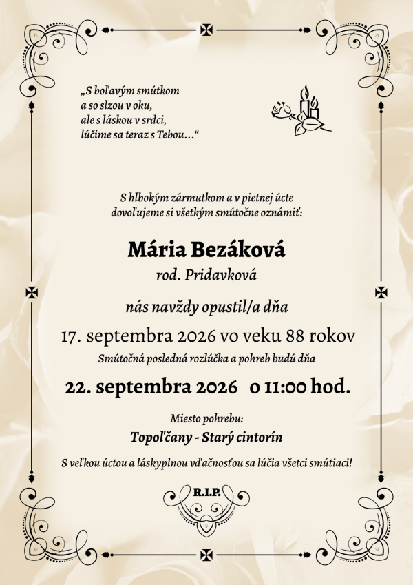Mária Bezáková