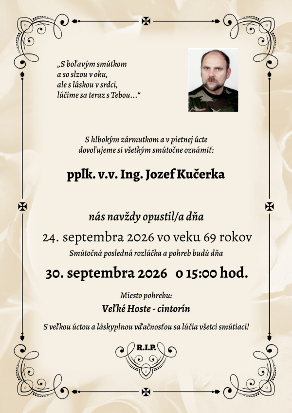 pplk. v.v. Ing. Jozef Kučerka