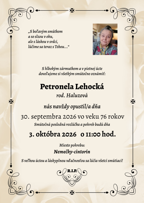 Petronela Lehocká