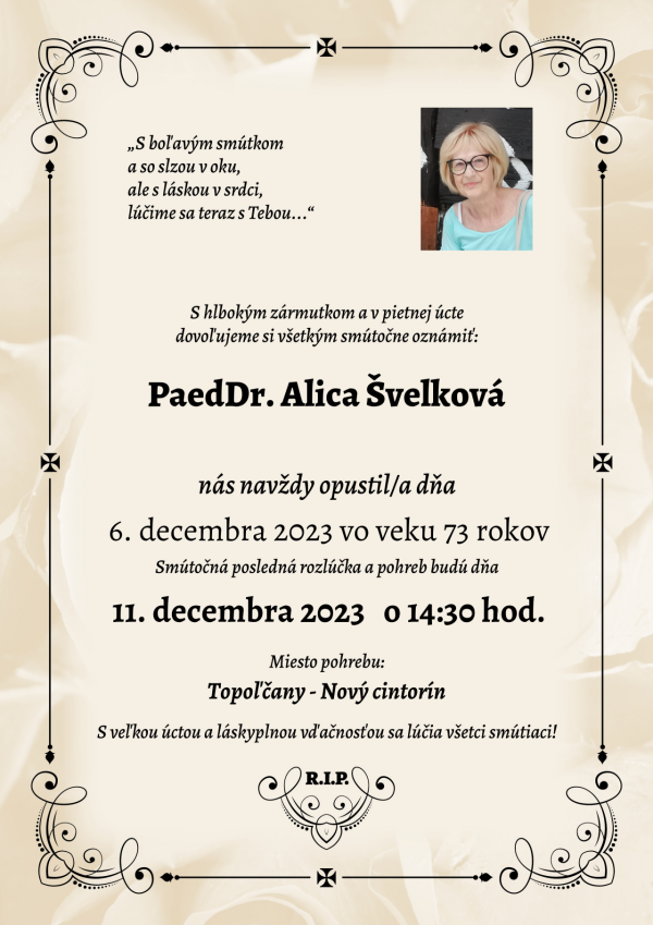 PaedDr. Alica Švelková