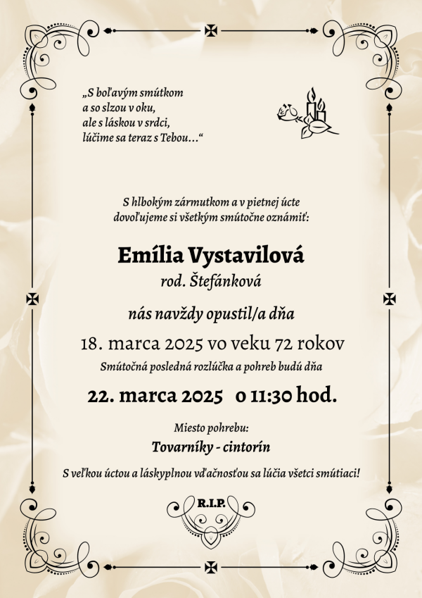 Emília Vystavilová